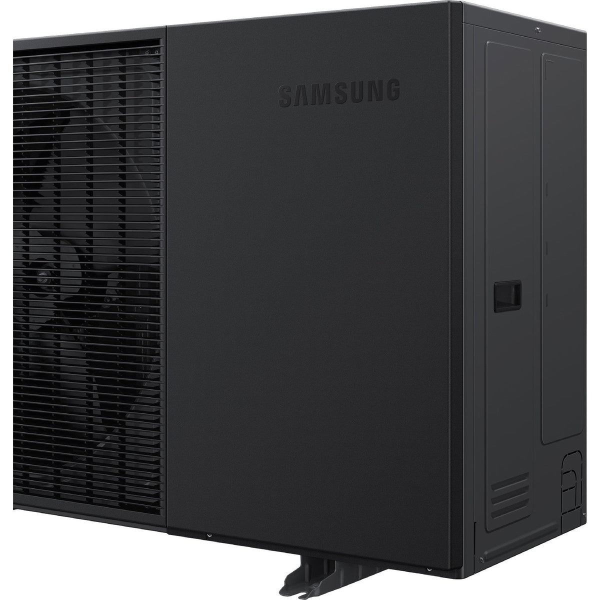 SAMSUNG EHS Quint vonkajšia jednotka 12,5 kW 3f — detail loga a bočného panela