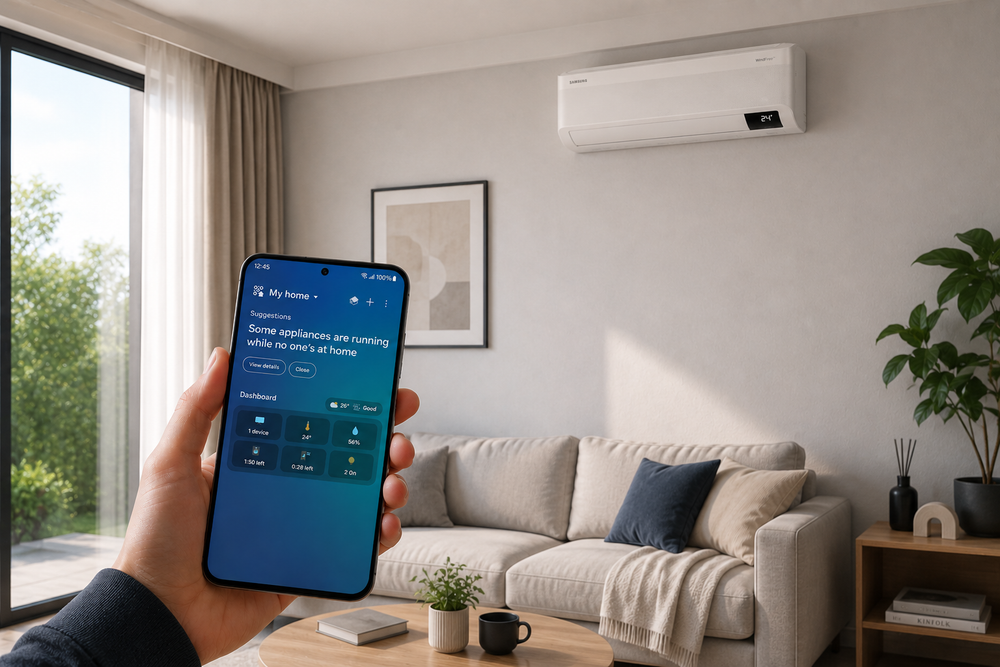 Ovládanie klimatizácie SAMSUNG cez SmartThings