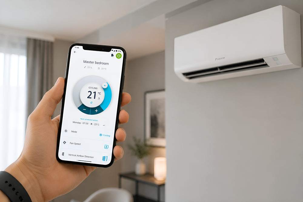 Ovládanie klimatizácie DAIKIN cez aplikáciu Onecta