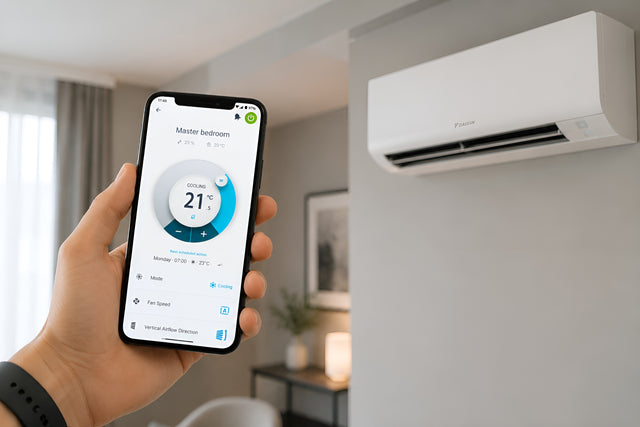 Ovládanie klimatizácie DAIKIN cez aplikáciu Onecta