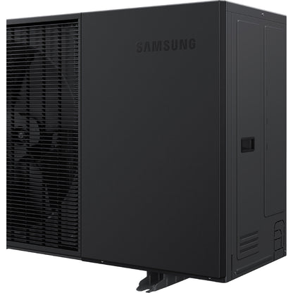 SAMSUNG EHS Quint vonkajšia jednotka 12,5 kW 1f — detail loga a bočného panela